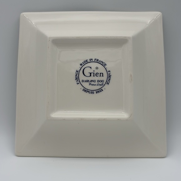 Gien "Virgile" Darling Dog Large Candy Tray - Picture 3 of 6